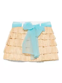 Юбка с бантом Miss Grant Kids, нейтральный