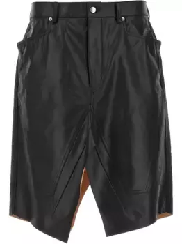 Юбка с блестками Rick Owens, черный