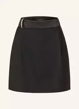 Юбка с декоративными бусинами Peserico, черный