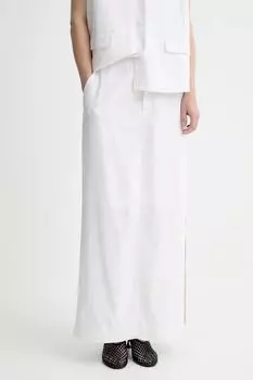 Юбка с добавлением льна Gestuz, белый