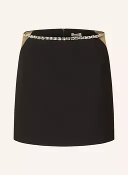 Юбка с драгоценными камнями Sandro, черный