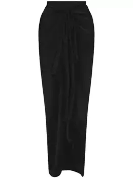 Юбка с драпировкой Galvan, черный
