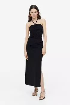 Юбка с драпировкой H&M, черный