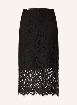 Юбка с дырочным кружевом Vanilia, черный