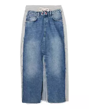 Юбка с карманами Desigual, синий