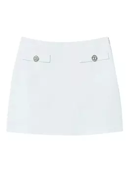 Юбка с логотипом TWINSET, зеленый