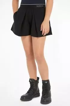 Юбка с надписью Calvin Klein, черный