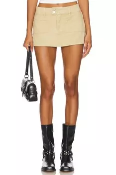 Юбка с низкой посадкой nicky Superdown, хаки