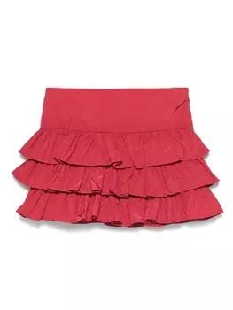 Юбка с оборками Miss Grant Kids, красный