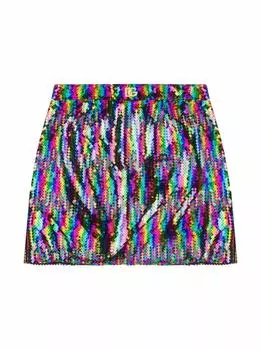 Юбка с пайетками Dolce&Gabbana
