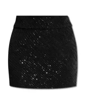 Юбка с пайетками Iro, черный