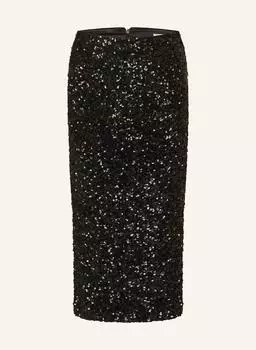 Юбка с пайетками Rotate, черный
