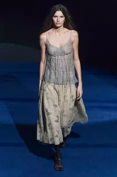 Юбка с пайетками ZARA, бежевый