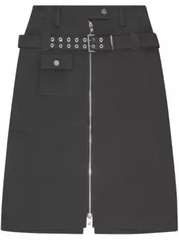 Юбка с поясом GANNI, серый