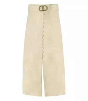 Юбка с поясом Twin-Set, бежевый