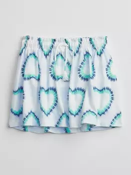 Юбка с принтом Gap, синий