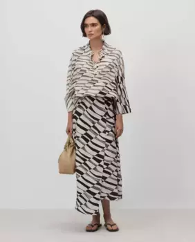 Юбка с принтом и бантами Simorra, мультиколор