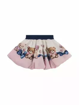 Юбка с принтом Monnalisa, мультиколор