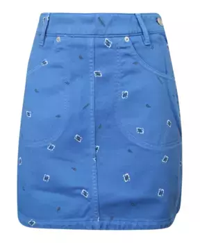 Юбка с принтом пейсли Kenzo, синий