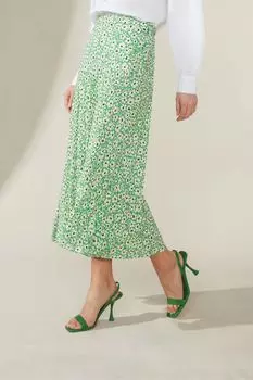 Юбка с принтом Ro&Zo, зеленый