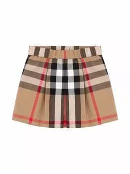 Юбка с принтом Vintage Check Burberry