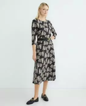 Юбка с принтом Zermatt, черный