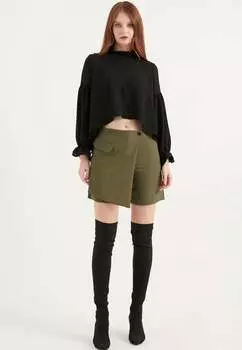 Юбка с пуговицами Herita, хаки