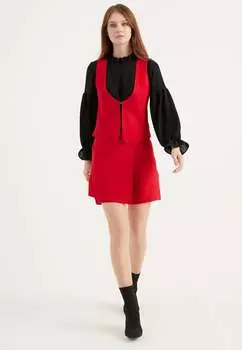 Юбка с пуговицами Herita, красный