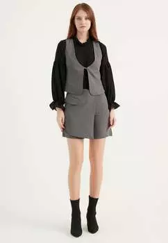 Юбка с пуговицами Herita, серый