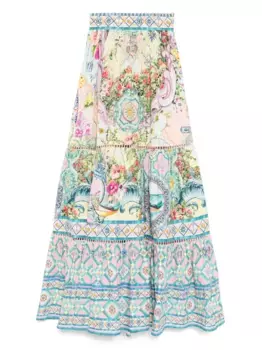 Юбка с ярусами Camilla, розовый