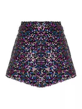 Юбка с разноцветными пайетками Nocturne, мультиколор