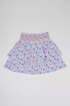 Юбка с рюшами и эластичной талией Original Marines, белый