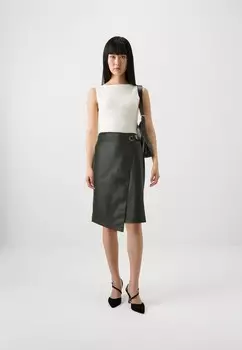 Юбка с рюшами SKIRT KARL LAGERFELD, черный