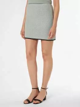 Юбка с содержанием шерсти альпаки и мохера Marc Cain Collections, зеленый