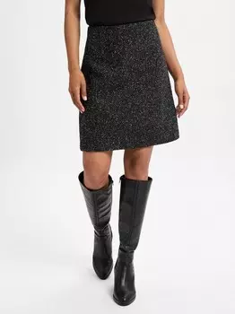 Юбка с содержанием шерсти Marc O'Polo, черный