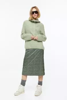 Юбка с узором H&M, черный/цветы
