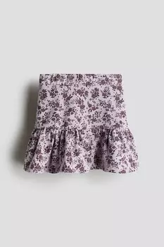 Юбка с узором H&M, фиолетовый