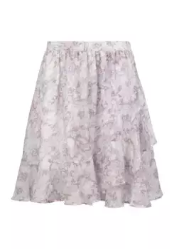 Юбка с воланами BOSS ORANGE "C_Vrenzy", женская мода премиум-класса с нормальной высотой талии, цвет Open Miscellaneous974