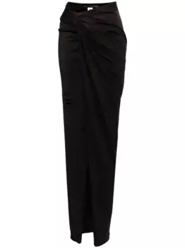 Юбка с выбеленным эффектом Sankuanz, черный