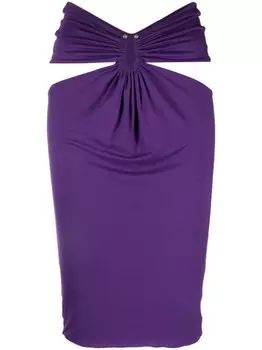 Юбка с вырезом CONCEPTO, фиолетовый