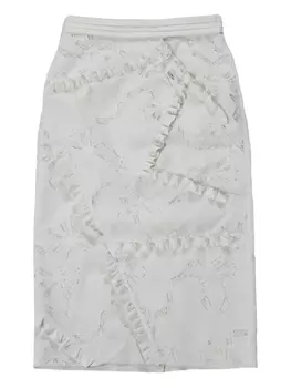 Юбка с вырезом SHUSHU/TONG, белый