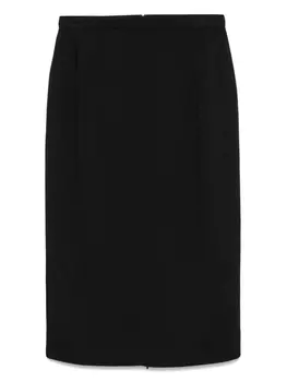 Юбка с высокой талией N21, черный
