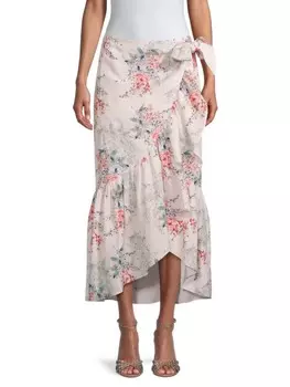 Юбка с запахом alix Kobi Halperin Ivory multi