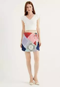 Юбка с запахом Basic Skirt Herita, цвет multi-coloured