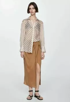 Юбка с запахом Desert Mango, коричневый