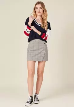 Юбка с запахом ENG ANLIEGENDER MIT KNPFEN BONOBO Jeans, синий