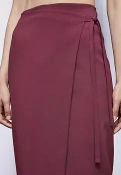 Юбка с запахом ESSENTIAL CREPE SHEATH Patrizia Pepe, фиолетовый