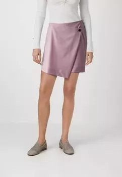 Юбка с запахом HUN KIMS EDIT WRAP SKIRT KARL LAGERFELD, розовый