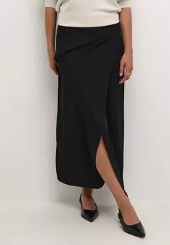 Юбка с запахом ILLIS Kaffe, черный