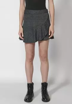 Юбка с запахом Koroshi, серо-серый